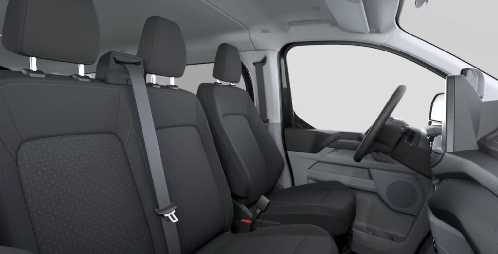Ford-Transit-Custom-Kombi-BEV-83kWh-100kW-340-L1-Trend-interior-trasera